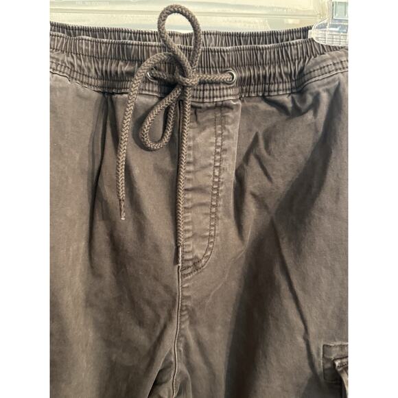 PacSun Cargo Jogger Pants Sz M Casual Drawstring Brown Gorpcore Skater Outdoor - Picture 4 of 13